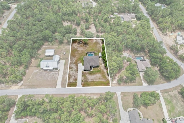5888 W Corral Pl, Beverly Hills, FL 34465 - view of property location with property parcel outlined