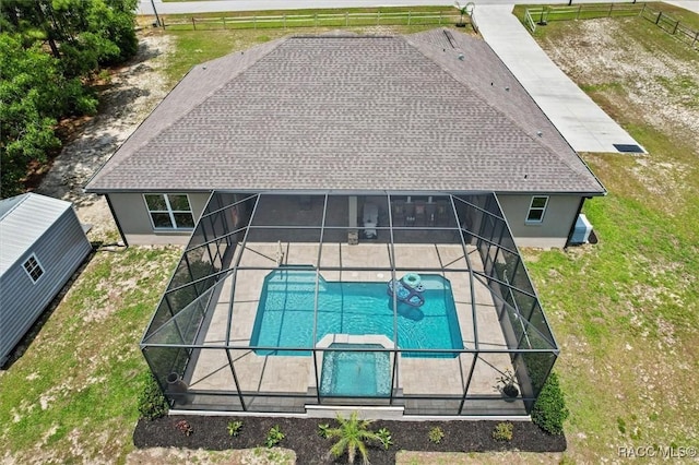 5888 W Corral Pl, Beverly Hills, FL 34465 - view of subject property with a pool