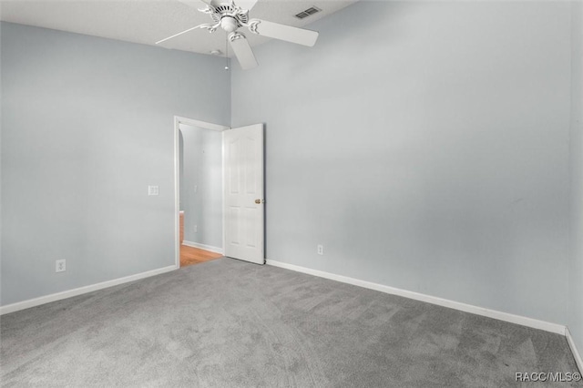 4491 W Stable Ct, Beverly Hills, FL 34465 - carpeted empty room with a ceiling fan and baseboards