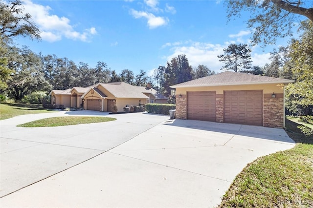 view of home's exterior featuring a garage