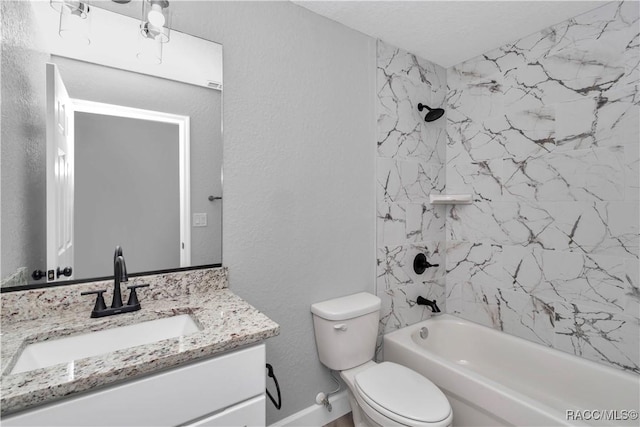 4065 SW 5th Ave, Ocala, FL 34471 - full bathroom featuring vanity, toilet, and tiled shower / bath