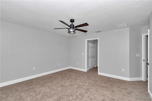 4065 SW 5th Ave, Ocala, FL 34471 - carpeted spare room with a textured ceiling and ceiling fan