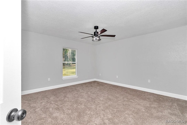 4065 SW 5th Ave, Ocala, FL 34471 - unfurnished room featuring a textured ceiling, carpet floors, and ceiling fan