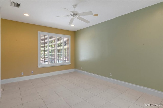 4160 W Bonanza Dr, Beverly Hills, FL 34465 - unfurnished room with ceiling fan, recessed lighting, and baseboards