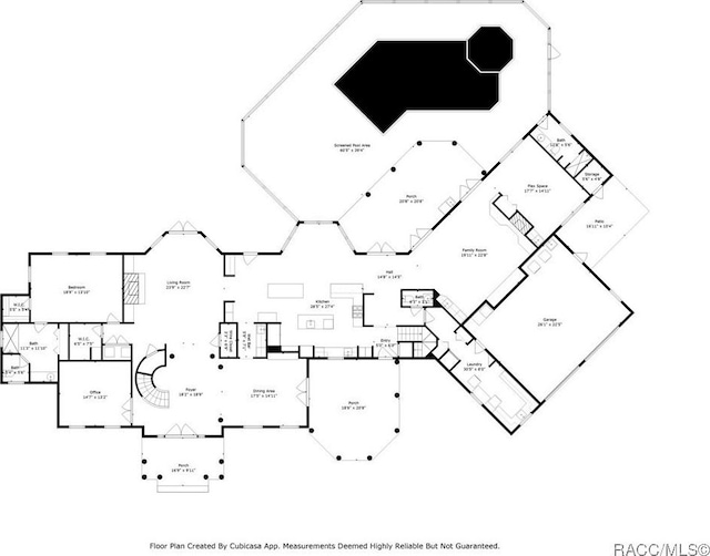 4160 W Bonanza Dr, Beverly Hills, FL 34465 - floor plan / room layout