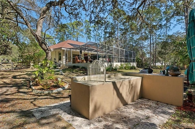 exterior space featuring a patio area