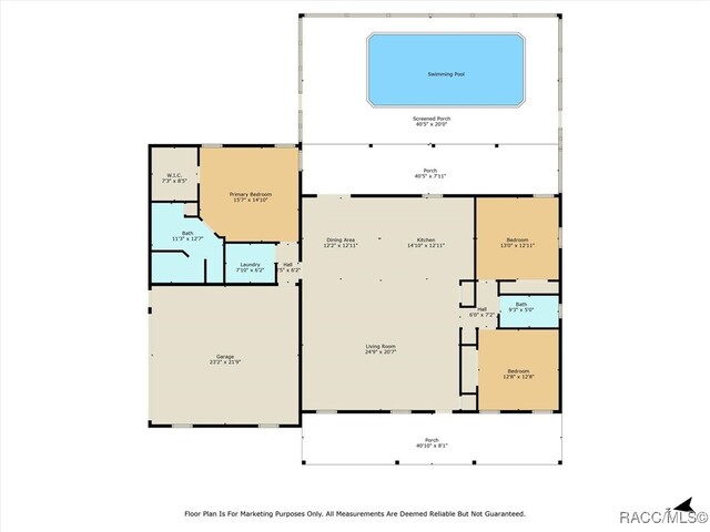 5379 N Nakoma Dr, Beverly Hills, FL 34465 - view of property floor plan