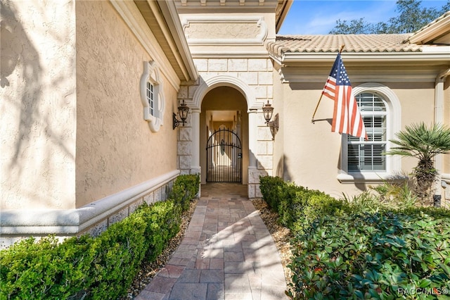 view of entrance to property