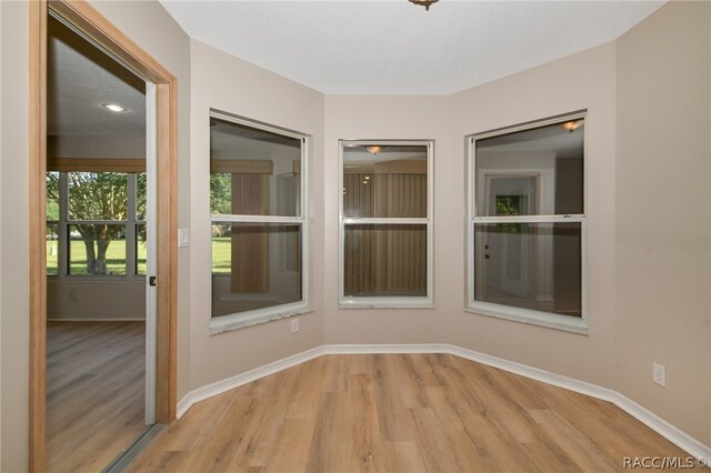 interior space featuring light hardwood / wood-style flooring