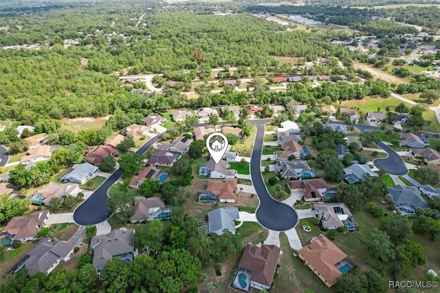 158 N Skyflower Pt, Lecanto, FL 34461 - view of property location featuring nearby suburban area and a forest