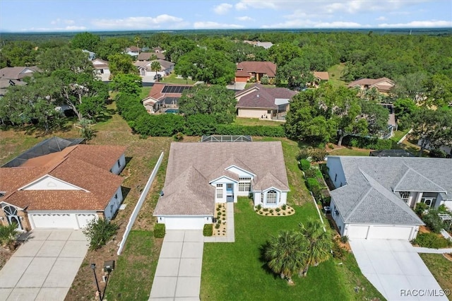 158 N Skyflower Pt, Lecanto, FL 34461 - aerial perspective of suburban area