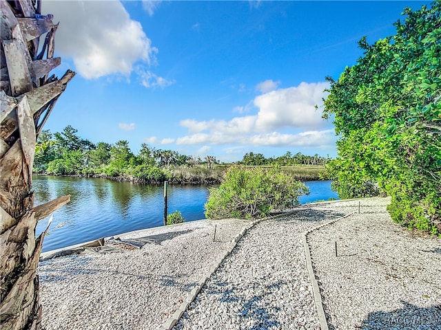 property view of water