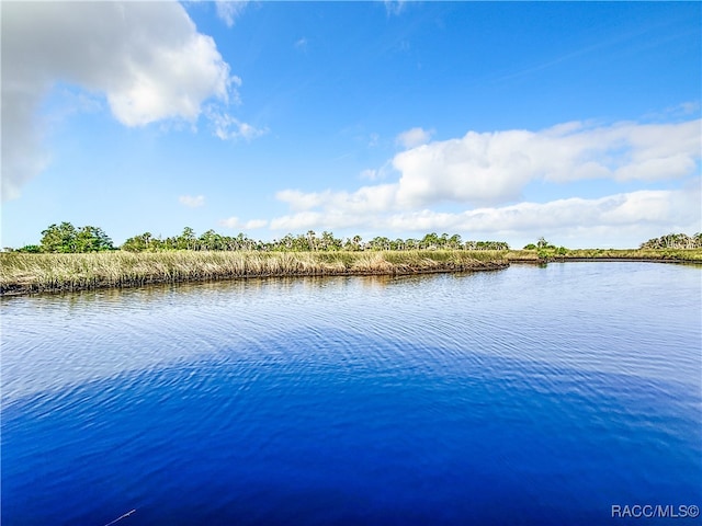 property view of water