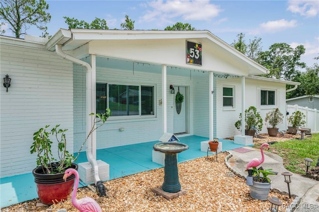 53 S Columbus St, Beverly Hills, FL 34465 - view of front of home with covered porch