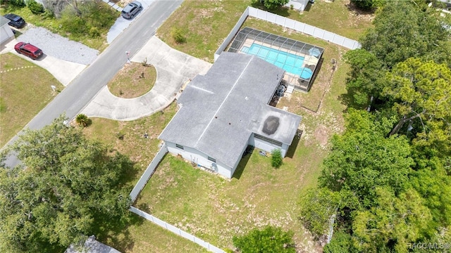 53 S Columbus St, Beverly Hills, FL 34465 - view of subject property featuring a pool area