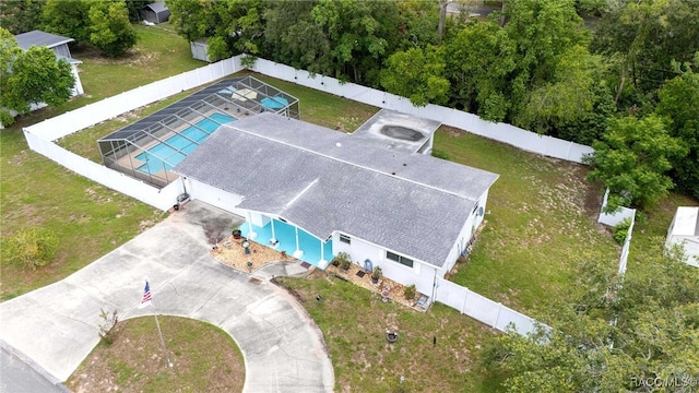 53 S Columbus St, Beverly Hills, FL 34465 - view from above of property