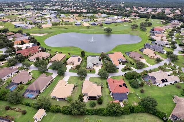 1576 N Eagle Ridge Path, Hernando, FL 34442 - aerial view of property and surrounding area featuring nearby suburban area, a nearby body of water, and a golf course