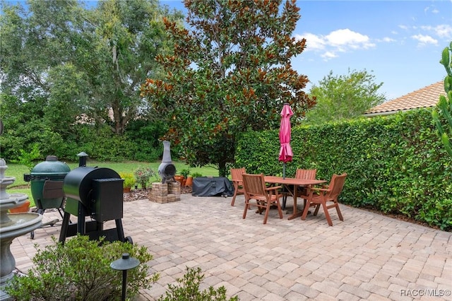 1576 N Eagle Ridge Path, Hernando, FL 34442 - view of patio / terrace with outdoor dining area