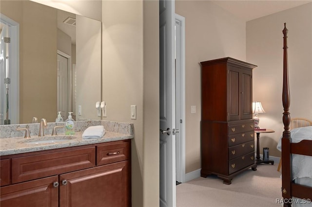 1576 N Eagle Ridge Path, Hernando, FL 34442 - bathroom featuring vanity and baseboards