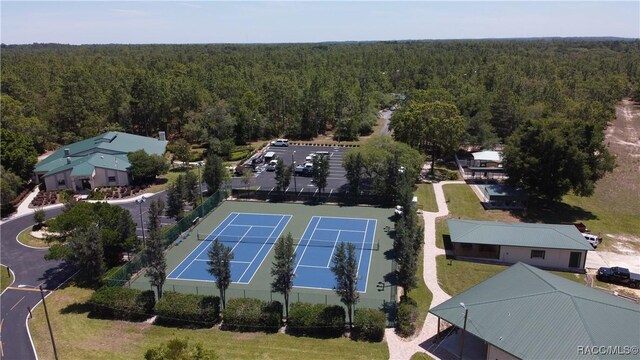 3670 W Cogwood Cir, Beverly Hills, FL 34465 - aerial view of a heavily wooded area