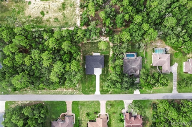 2828 E Celina St, Inverness, FL 34453 - aerial view of property and surrounding area