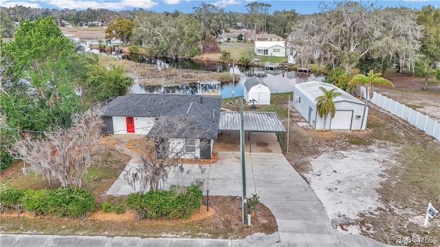 9019 E Gulf To Lake Hwy, Inverness, FL 34450 - view of subject property with a large body of water and a tree filled landscape