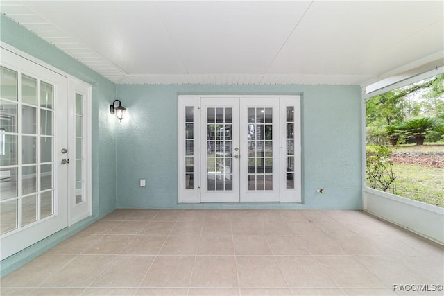 19028 SW 101st Pl, Dunnellon, FL 34432 - unfurnished sunroom with french doors