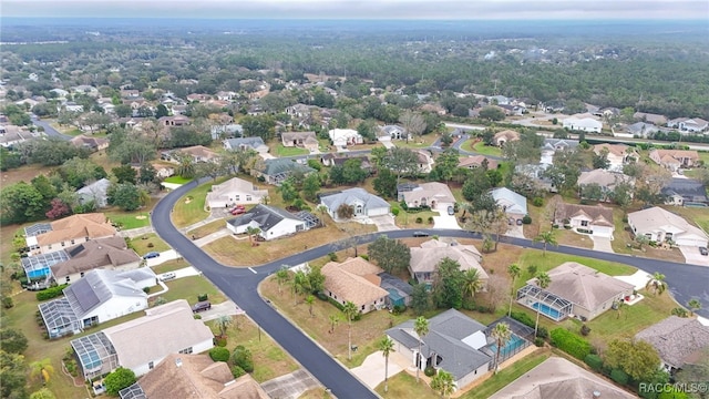 birds eye view of property featuring a residential view