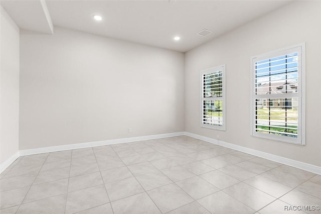 2071 N Buttonwood Loop, Hernando, FL 34442 - unfurnished room with recessed lighting and light tile patterned floors