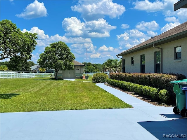 view of yard