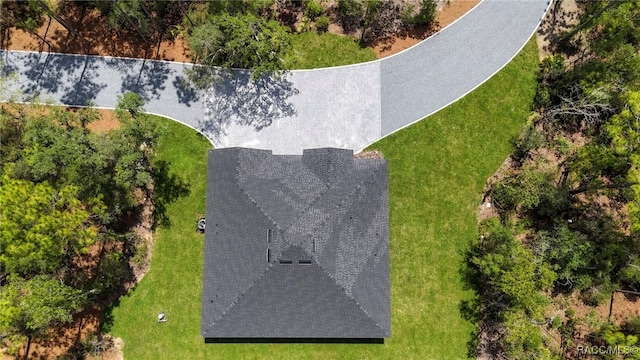 7024 N Fountainhead Dr, Citrus Springs, FL 34433 - view from above of property