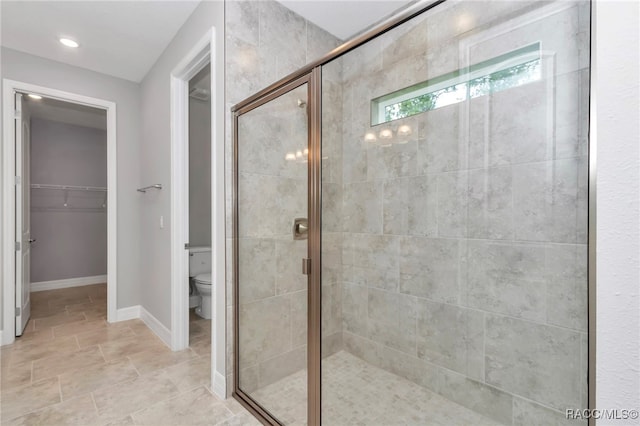 7024 N Fountainhead Dr, Citrus Springs, FL 34433 - full bathroom with a shower stall and a walk in closet