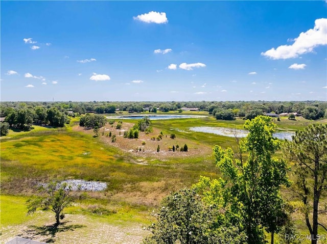drone / aerial view of a large body of water