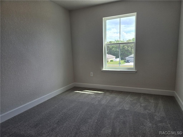 279 Bittern Loop, Inverness, FL 34453 - spare room featuring a textured wall, baseboards, and carpet floors