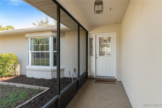 view of entrance to property