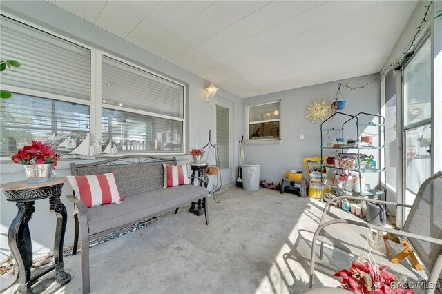 66 S Desoto St, Beverly Hills, FL 34465 - sunroom / solarium featuring plenty of natural light and unfinished concrete flooring