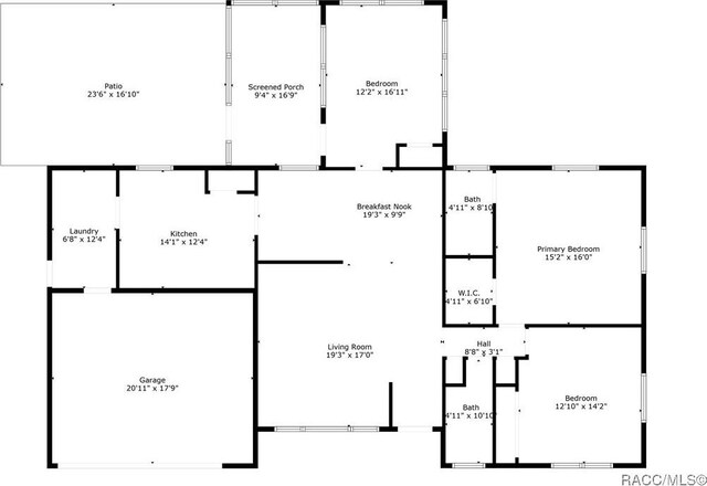 66 S Desoto St, Beverly Hills, FL 34465 - home floor plan