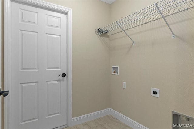 977 W Homeway Loop, Citrus Springs, FL 34434 - laundry room with washer hookup and hookup for an electric dryer