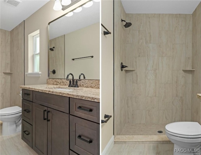 977 W Homeway Loop, Citrus Springs, FL 34434 - full bathroom featuring vanity and tiled shower