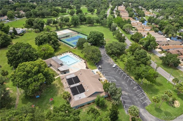 bird's eye view featuring a residential view