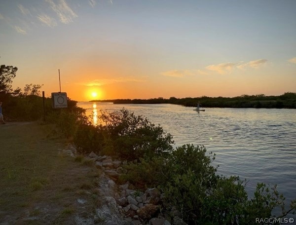 property view of water