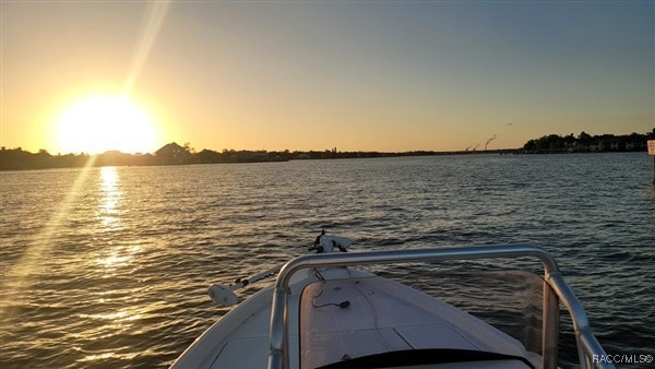 3929 N Sagomon Pt, Crystal River, FL 34428 - dock area with a water view