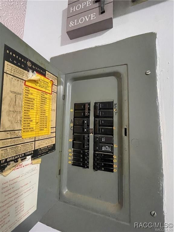 9445 W Milwaukee Ct, Crystal River, FL 34428 - utility room with electric panel