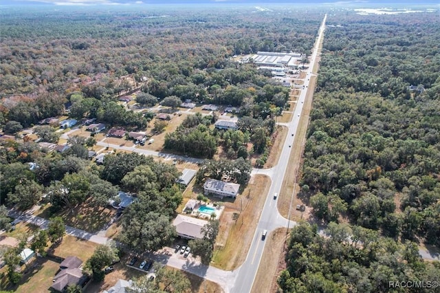 9445 W Milwaukee Ct, Crystal River, FL 34428 - aerial overview of property's location featuring a forest