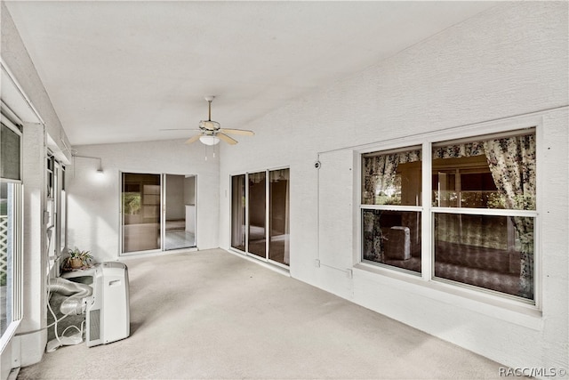 view of patio / terrace with ceiling fan