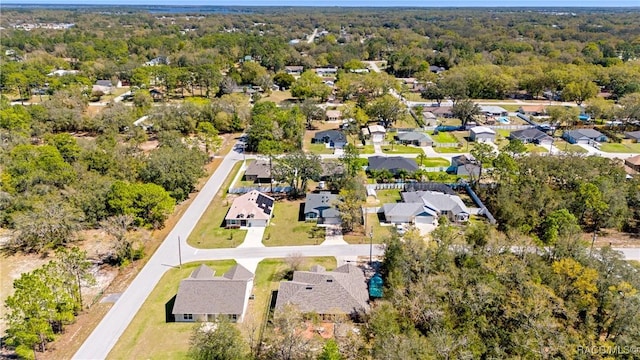 aerial view featuring a residential view