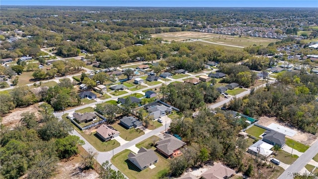 drone / aerial view featuring a residential view