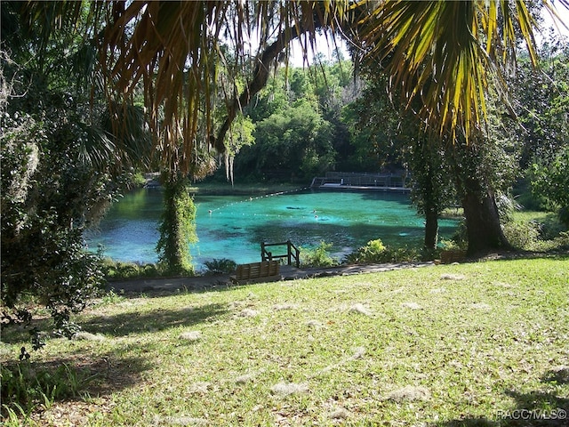 property view of water