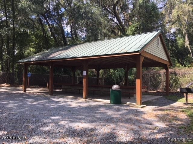 view of property's community featuring a gazebo