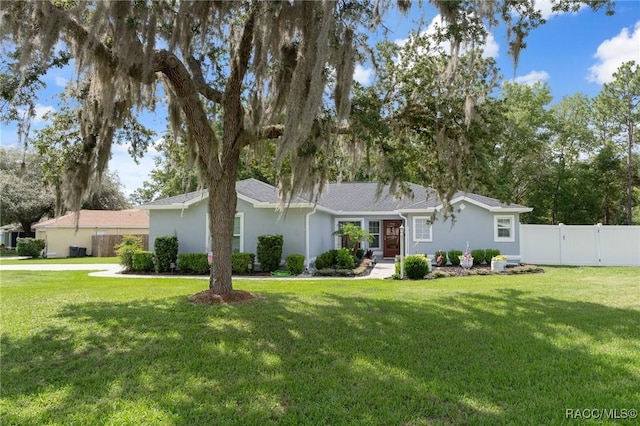 140 W Frisco Ln, Citrus Springs, FL 34434 - ranch-style home with stucco siding